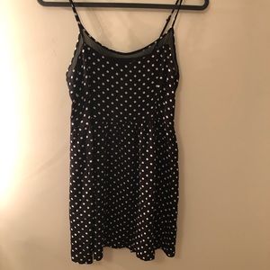 Forever 21 black and white polka dot dress